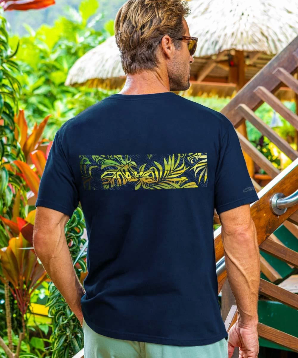 Island Trials Band - Navy Short Sleeve Crewneck T-Shirt 4 Island Trials Band - Navy Short Sleeve Crewneck T-Shirt - Image 2