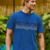 Warrior Tribal Band - Blueberry Dyed Short Sleeve Crewneck T-Shirt