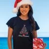Merry Christmas Tree - Black Short Sleeve Crewneck T-Shirt 2 Merry Christmas Tree - Black Short Sleeve Crewneck T-Shirt -Freedom Style Shop daef0541 dbca 4066 ba7f 7fd56c26b008