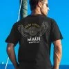 Maui Brewing Co Pueo - Black Short Sleeve Crewneck T-Shirt 2 Maui Brewing Co Pueo - Black Short Sleeve Crewneck T-Shirt -Freedom Style Shop dc321668 72fe 47fd 8419 90fb3752cc10