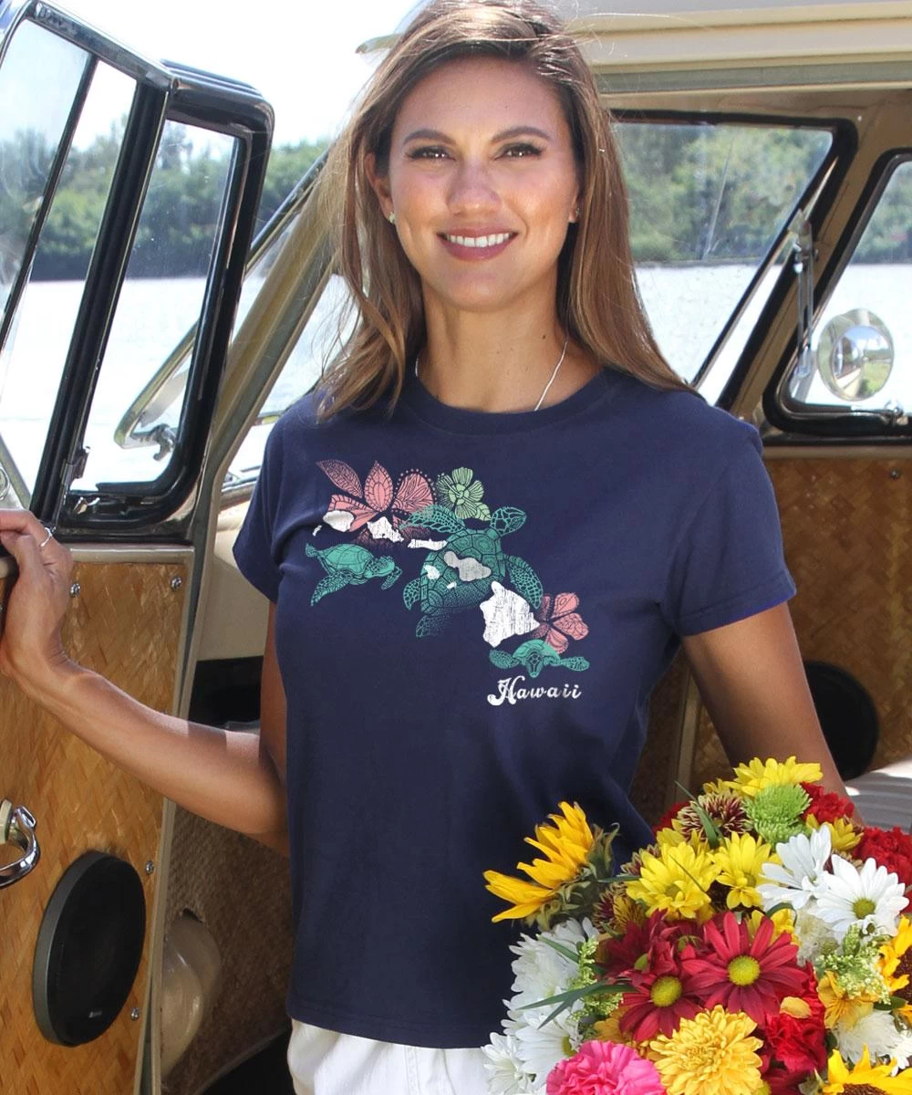 Island Honus - Navy Short Sleeve Crewneck T-Shirt 3 Island Honus - Navy Short Sleeve Crewneck T-Shirt