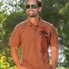 Hahalua Trio - Cinnamon Dyed Short Sleeve Pique’ Polo Shirt 1 Hahalua Trio - Cinnamon Dyed Short Sleeve Pique’ Polo Shirt -Freedom Style Shop e673654e 7418 4fb4 ad0e 45d270efda78