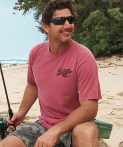 Ocean Tribe - Paradise Red Dyed Short Sleeve Crewneck T-Shirt -Freedom Style Shop ecee5f90 1f82 4b39 ac95 67bacfaea83e