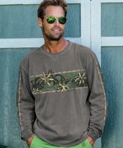 Piko Band - Crater Dyed® Long Sleeve Crewneck T-Shirt