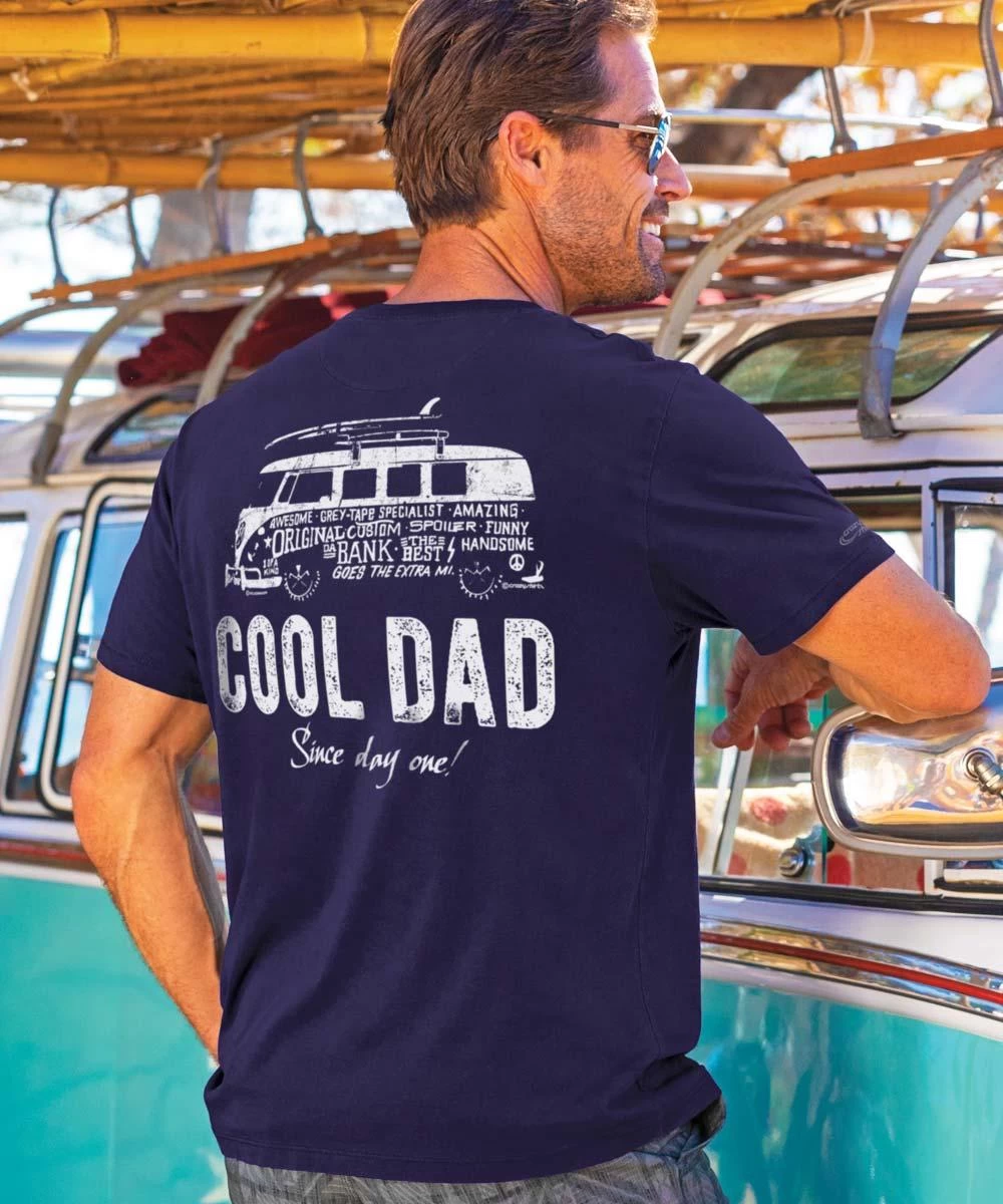 Volkswagen Cool Dad - Indigo Short Sleeve Pima T-Shirt 3 Volkswagen Cool Dad - Indigo Short Sleeve Pima T-Shirt