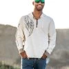 Honu Mana - Natural/Gray Long Sleeve Longboard Hooded Tee