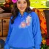 Ashley Cherish - Blue Hawaii Dyed Long Sleeve Lightweight Pullover 1 Ashley Cherish - Blue Hawaii Dyed Long Sleeve Lightweight Pullover -Freedom Style Shop f4b54c1e e24b 4658 be6f edf3ed462105