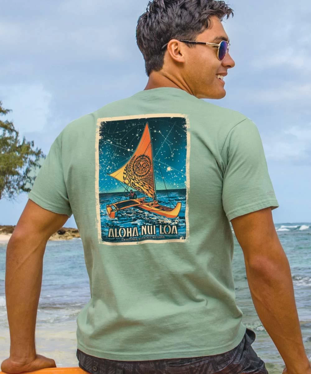 Aloha Nui Loa - Seaglass Short Sleeve Crewneck T-Shirt 3 Aloha Nui Loa - Seaglass Short Sleeve Crewneck T-Shirt