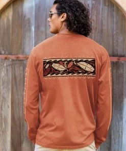 Chile Leaves Band - Chile Dyed Long Sleeve Crewneck T-Shirt -Freedom Style Shop f8ff6e66 9c85 48ce b98d 0b6a3b4fb270