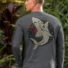 Mano Island Spirit - Smoke Long Sleeve Pima T-Shirt -Freedom Style Shop fa01b18a 39d5 4976 b992 429214a19886